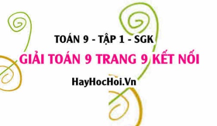 Giải Toán 9 trang 9 tập 1 Kết nối tri thức SGK